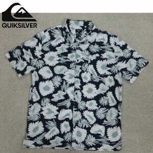 Quick Silver Short Sleeve Floral Button Up Shirt